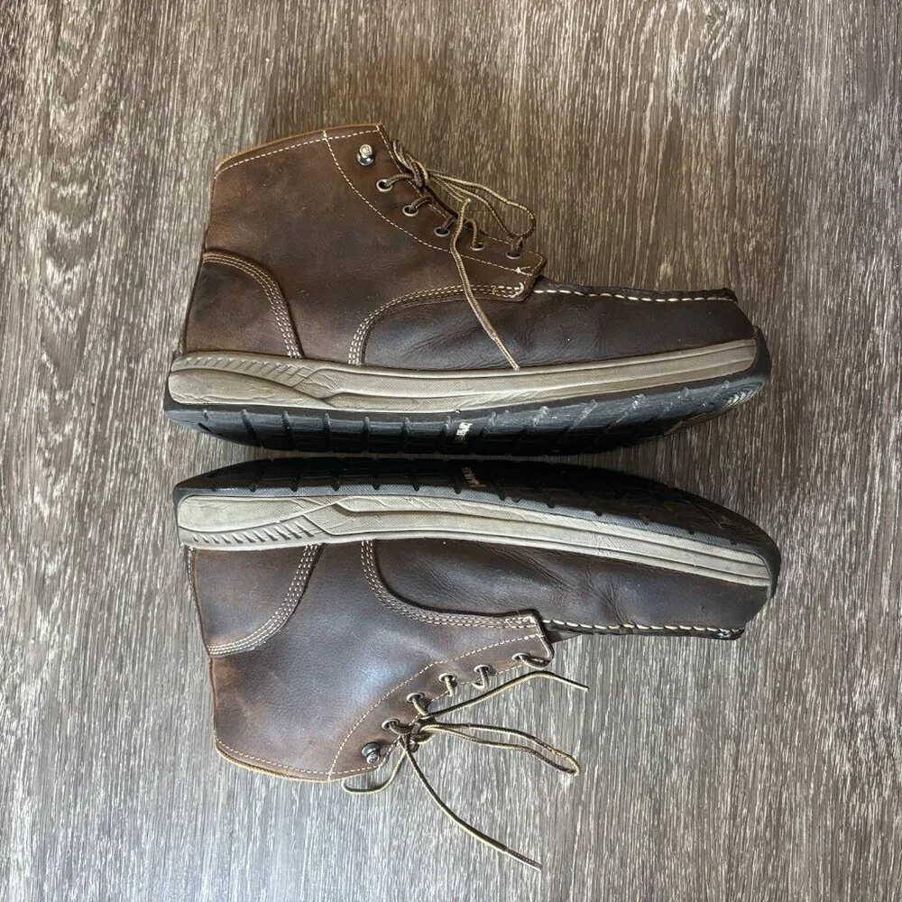 Carhartt CMX4023‎ Boots Mens Size 13 Brown Chukka Oxford Moc Toe Work